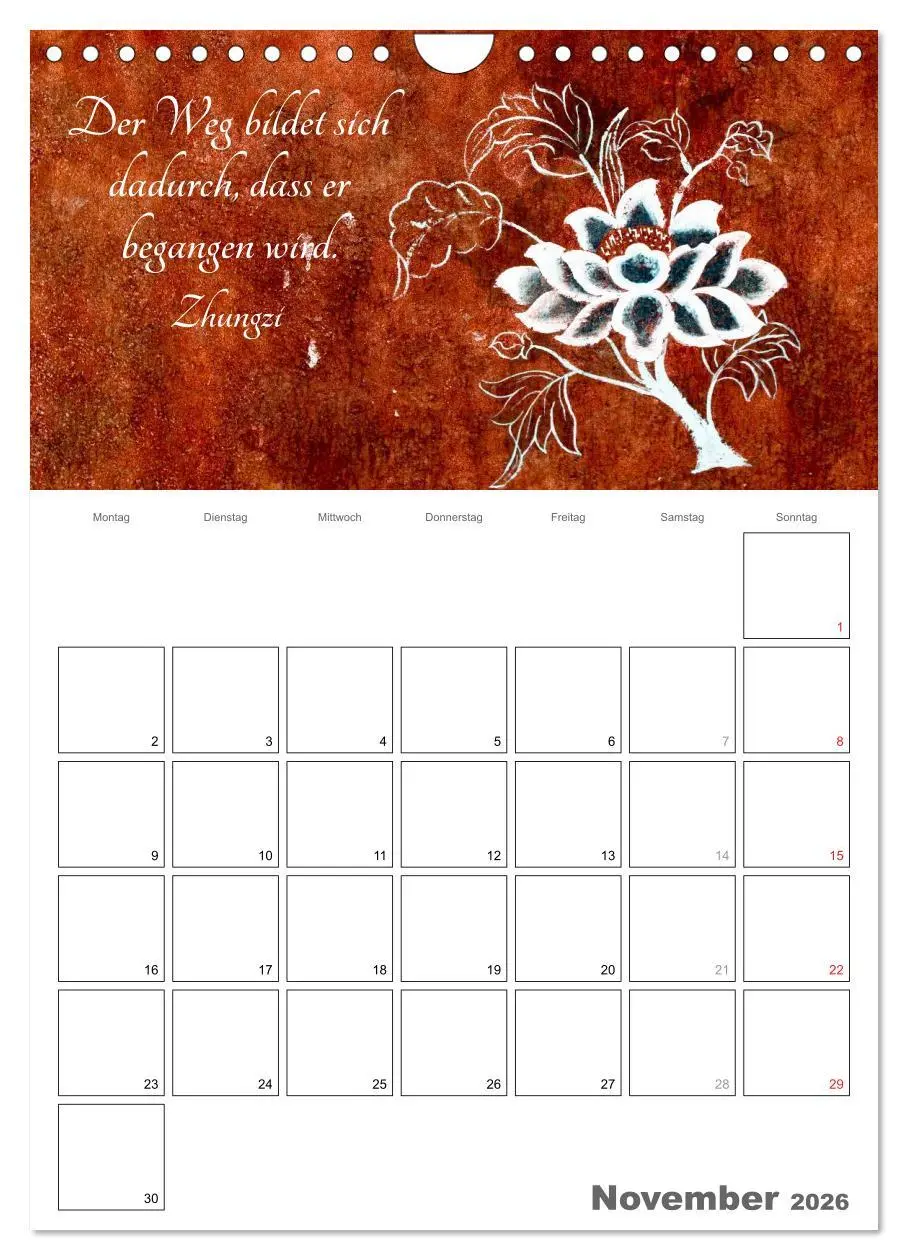 Bild: 9783516435740 | Harmonie und Freude Buddhistische Weisheiten 2026 (Wandkalender...