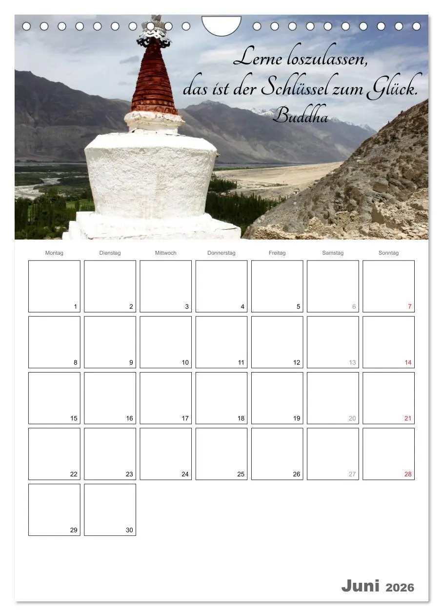 Bild: 9783516435740 | Harmonie und Freude Buddhistische Weisheiten 2026 (Wandkalender...