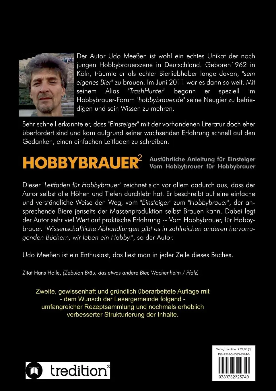 Rückseite: 9783732325740 | Hobbybrauer | Ein Leitfaden für Einsteiger | Udo Meeßen | Taschenbuch