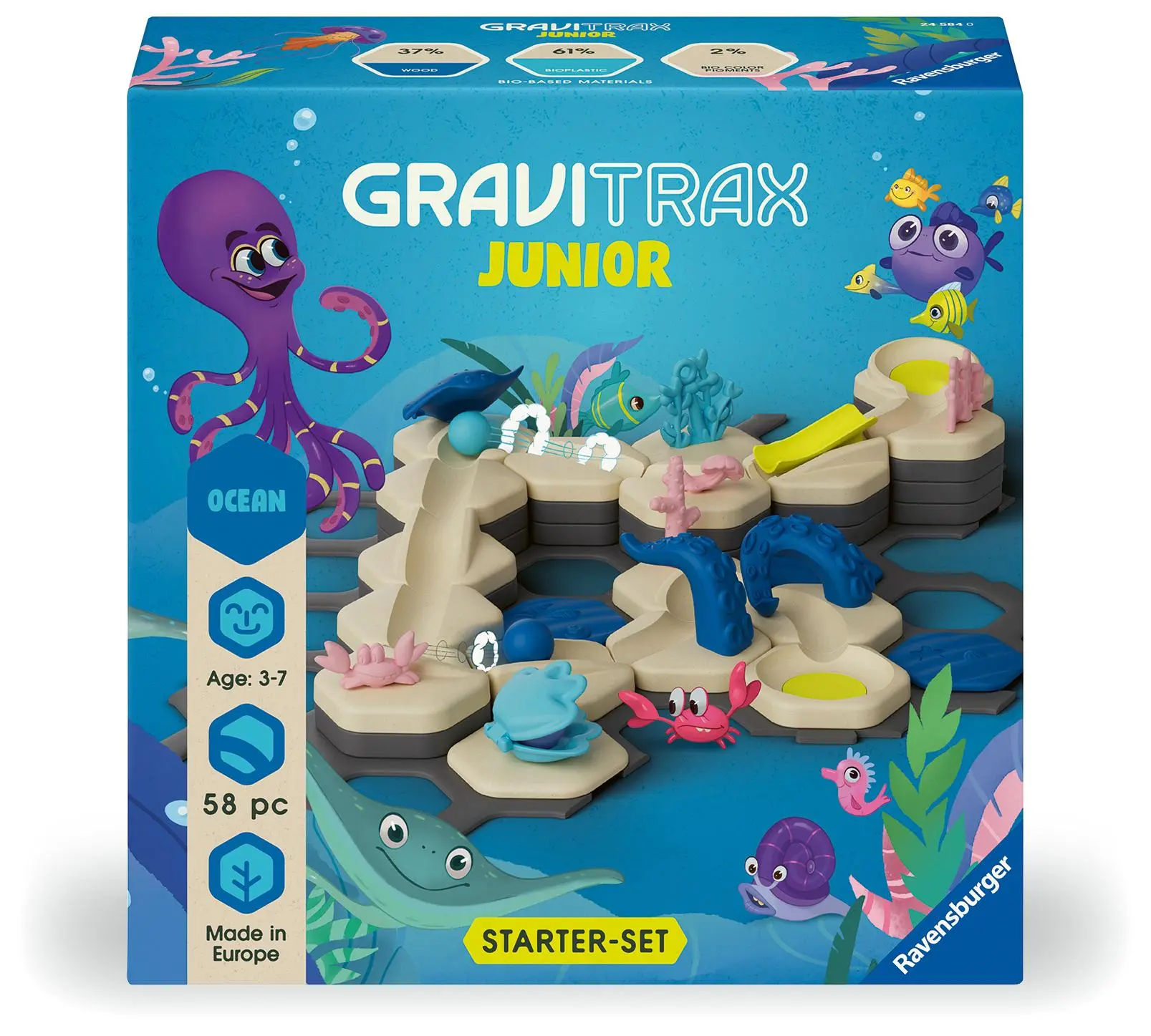 Cover: 4005556245840 | GraviTrax Junior - Starter-Set S Ocean | Spiel | GraviTrax | 24584