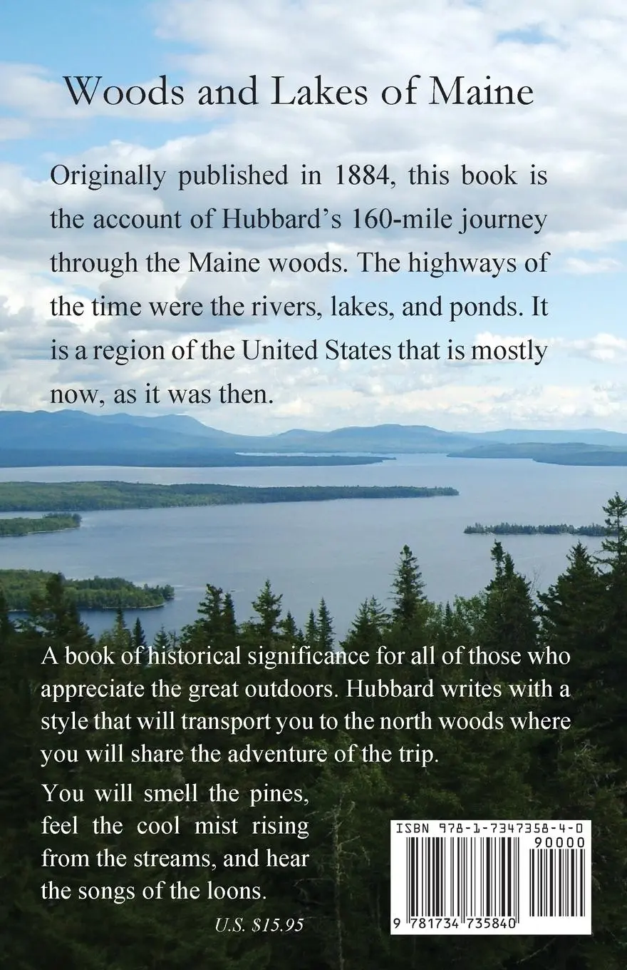 Rückseite: 9781734735840 | Woods And Lakes of Maine - 2020 Annotated Edition | Hubbard (u. a.)