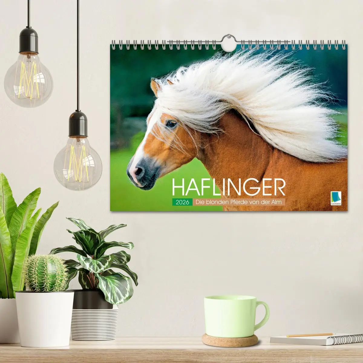 Bild: 9783457265840 | Haflinger: Die blonden Pferde von der Alm (Wandkalender 2026 DIN A4...