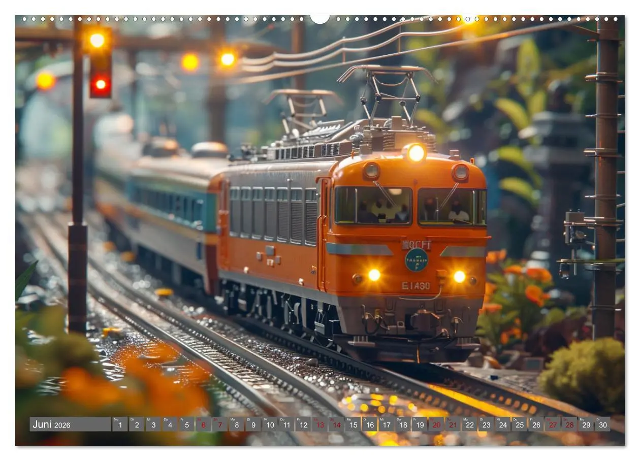 Bild: 9783457405840 | Modelleisenbahnen sind cool (Wandkalender 2026 DIN A2 quer),...