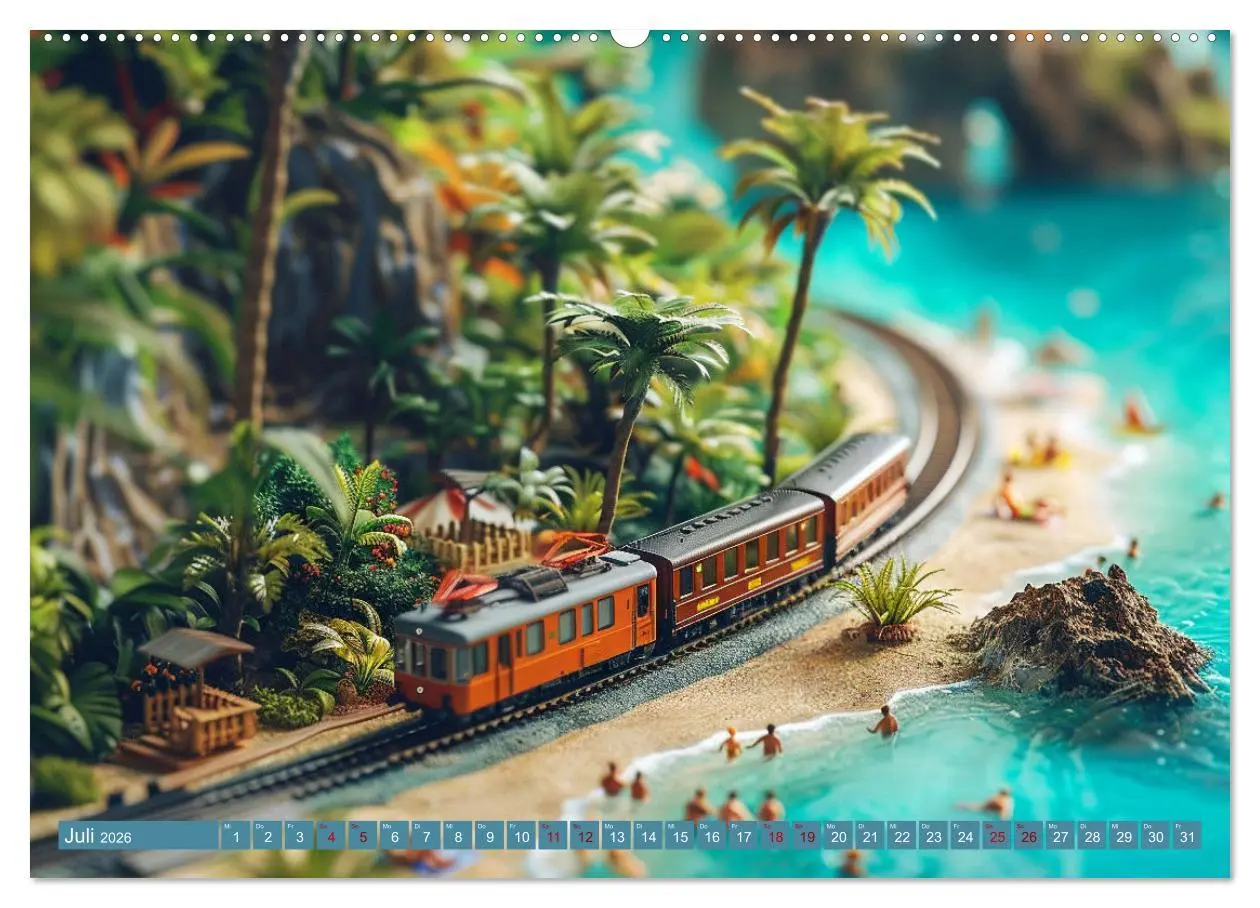 Bild: 9783457405840 | Modelleisenbahnen sind cool (Wandkalender 2026 DIN A2 quer),...