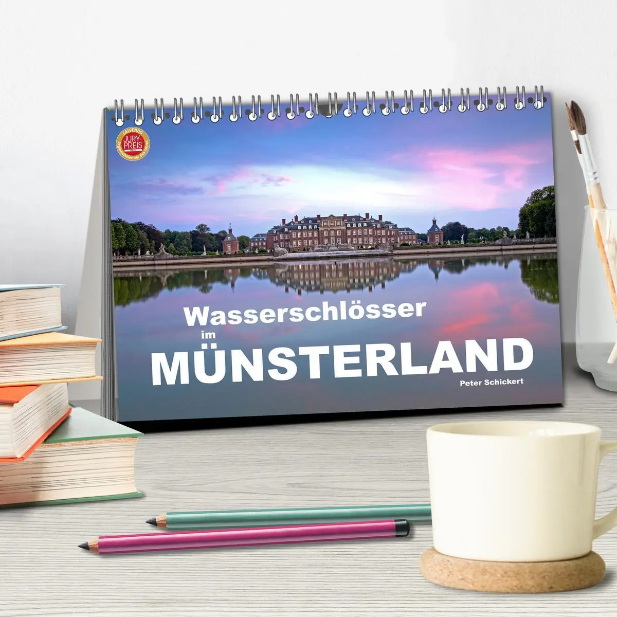 Bild: 9783457645840 | Wasserschlösser im Münsterland (Tischkalender 2026 DIN A5 quer),...