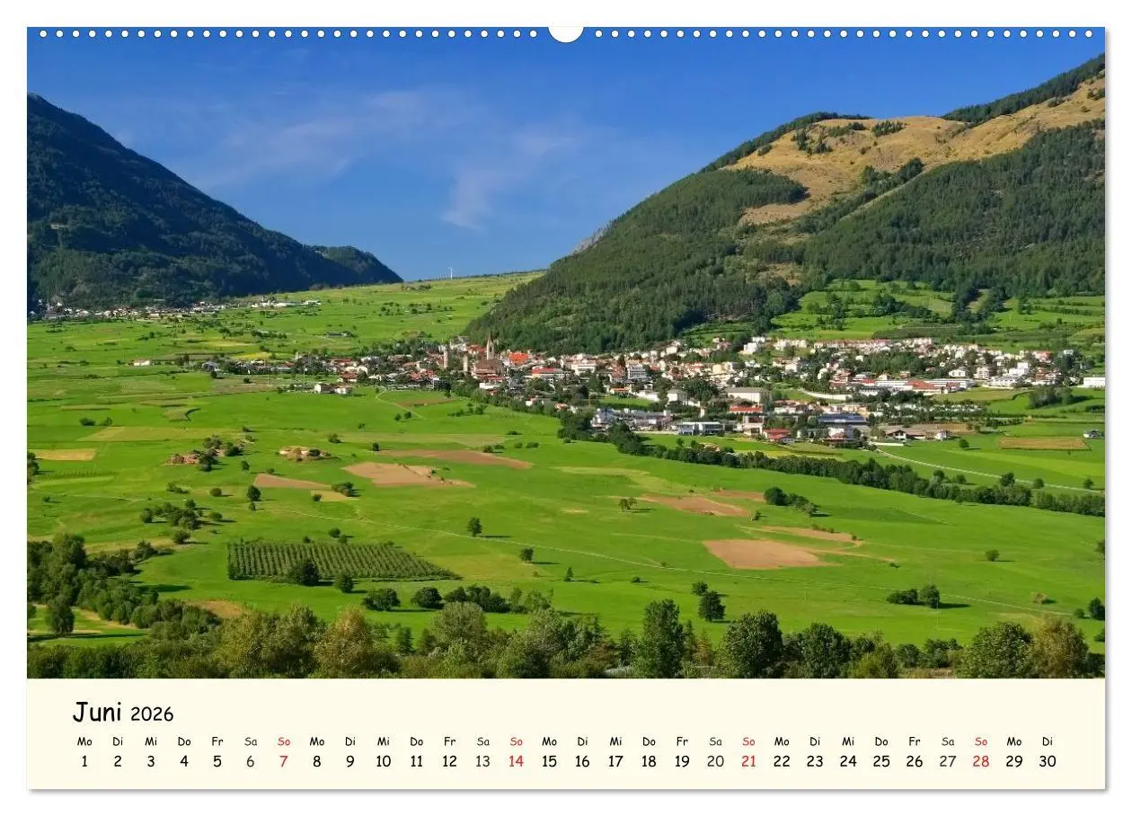 Bild: 9783457955840 | Vinschgau - Die Sonnenseite Südtirols (Wandkalender 2026 DIN A2...