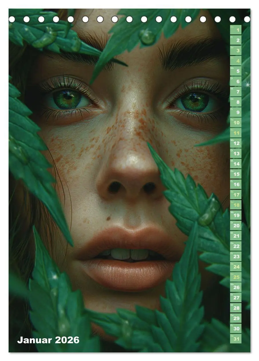 Bild: 9783516285840 | Rauschende Aussichten - Der ultimative Cannabis-Kalender...
