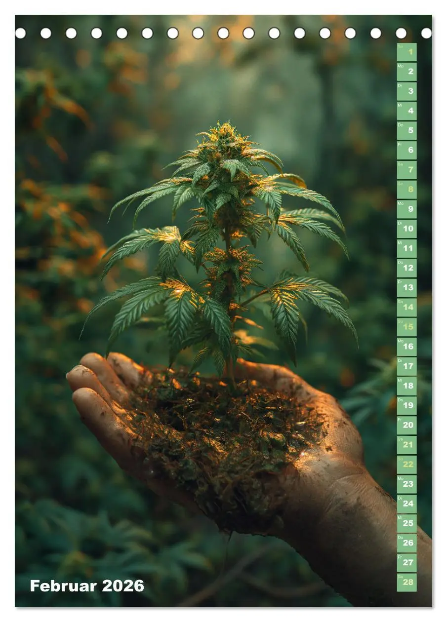 Bild: 9783516285840 | Rauschende Aussichten - Der ultimative Cannabis-Kalender...