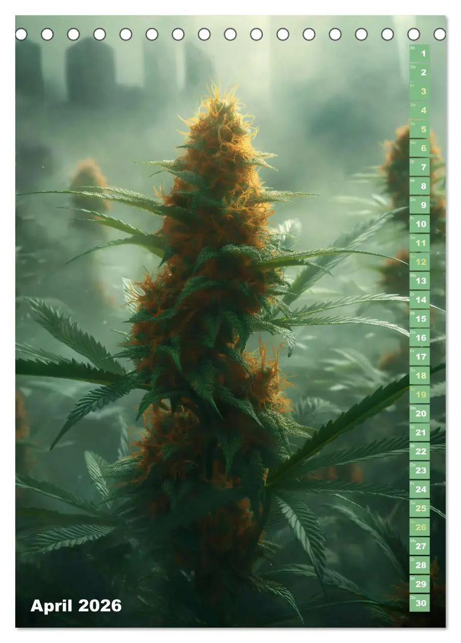Bild: 9783516285840 | Rauschende Aussichten - Der ultimative Cannabis-Kalender...