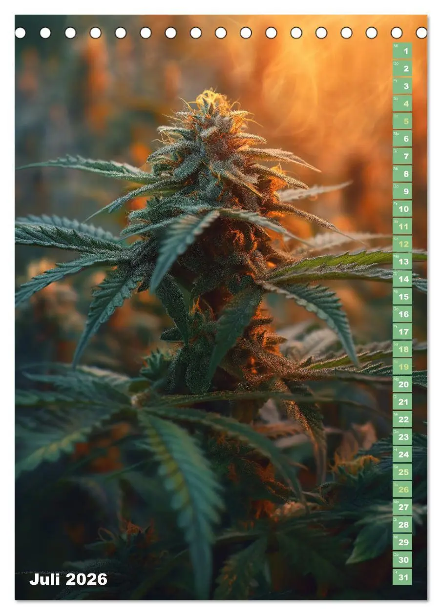Bild: 9783516285840 | Rauschende Aussichten - Der ultimative Cannabis-Kalender...