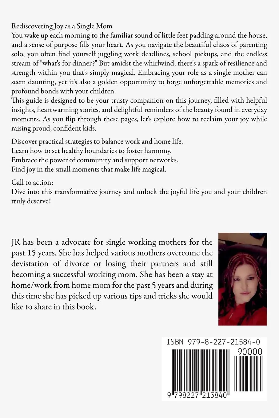 Rückseite: 9798227215840 | The Power of One | Single Mothers' Journey to Success | JR Le Fey