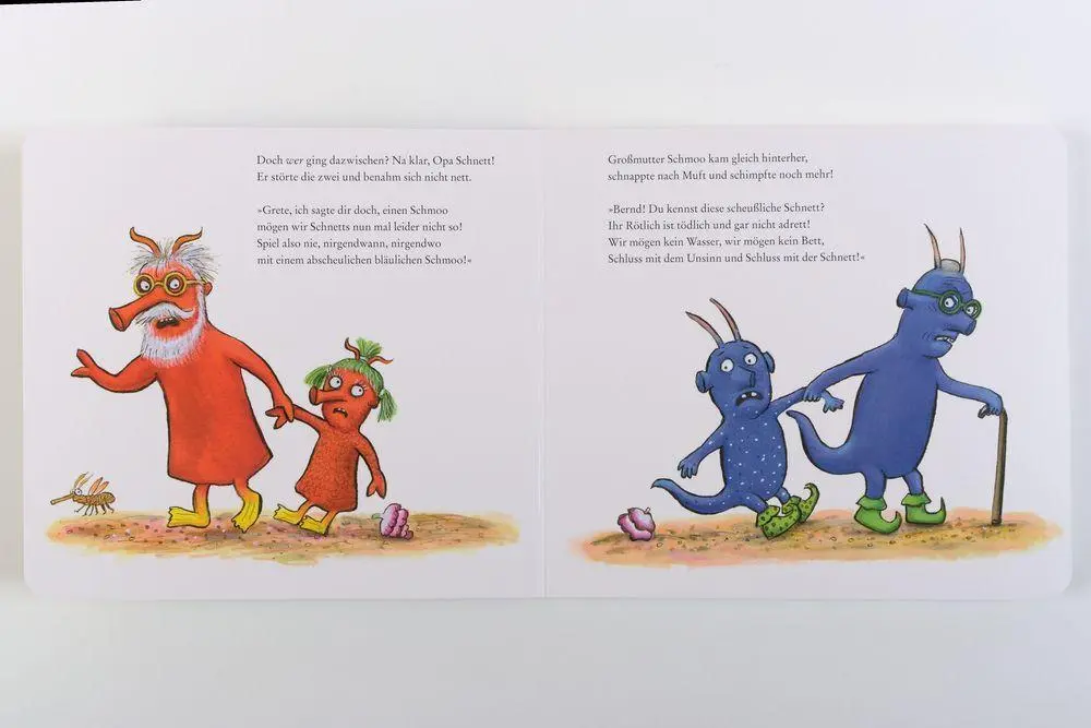 Bild: 9783407755940 | Die Schnetts und die Schmoos | Vierfarbiges Pappbilderbuch | Buch
