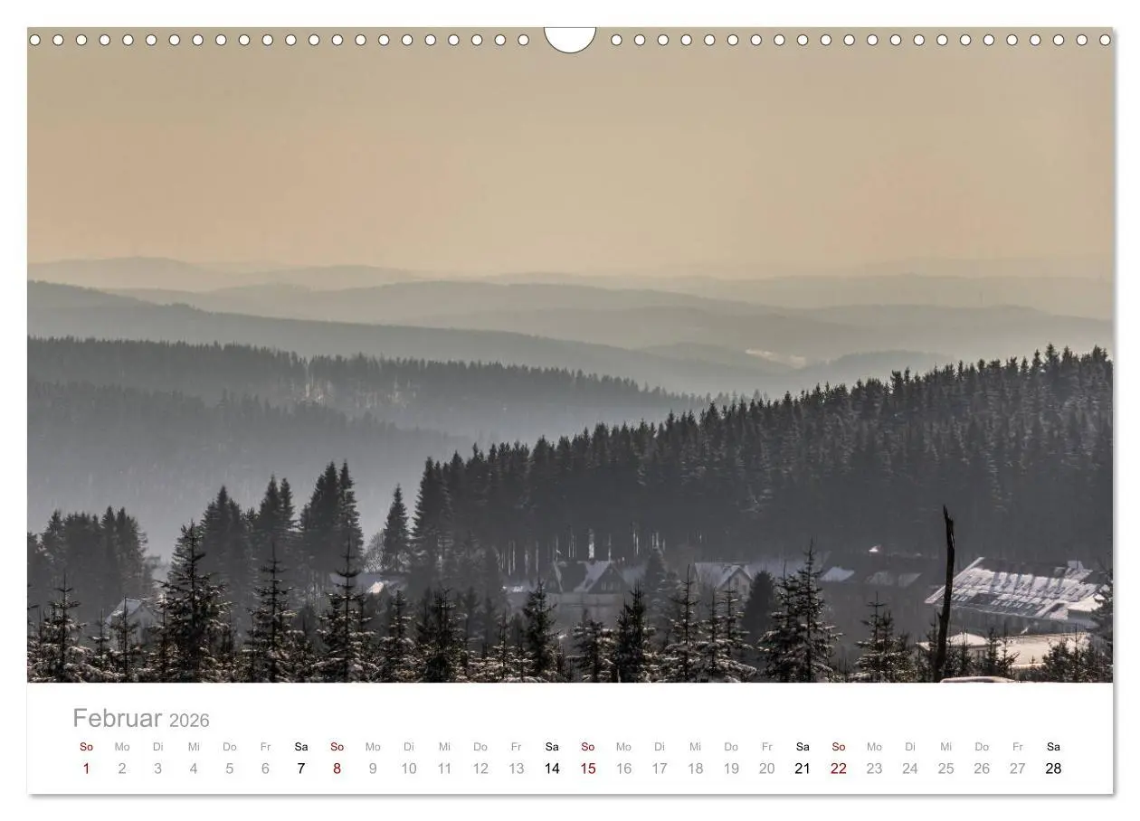 Bild: 9783457875940 | Sauerländer Berge (Wandkalender 2026 DIN A3 quer), CALVENDO...