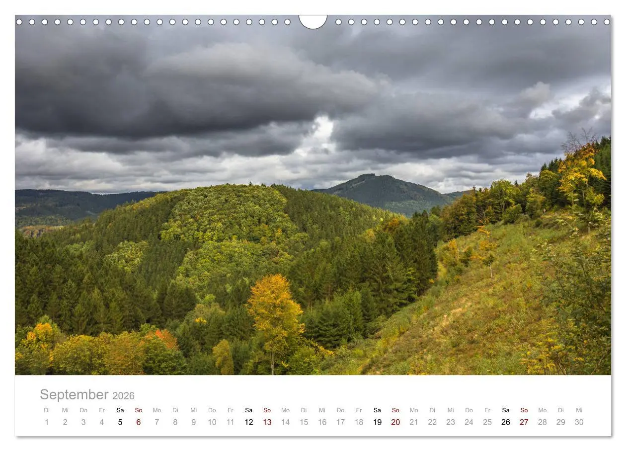 Bild: 9783457875940 | Sauerländer Berge (Wandkalender 2026 DIN A3 quer), CALVENDO...