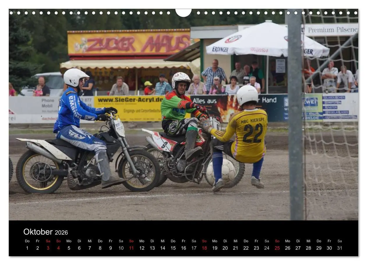 Bild: 9783516105940 | Motorsport: Motoball (Wandkalender 2026 DIN A3 quer), CALVENDO...