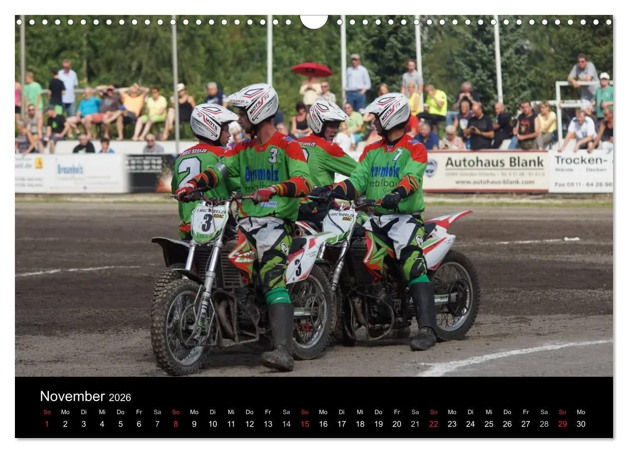 Bild: 9783516105940 | Motorsport: Motoball (Wandkalender 2026 DIN A3 quer), CALVENDO...