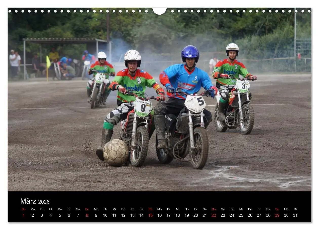 Bild: 9783516105940 | Motorsport: Motoball (Wandkalender 2026 DIN A3 quer), CALVENDO...