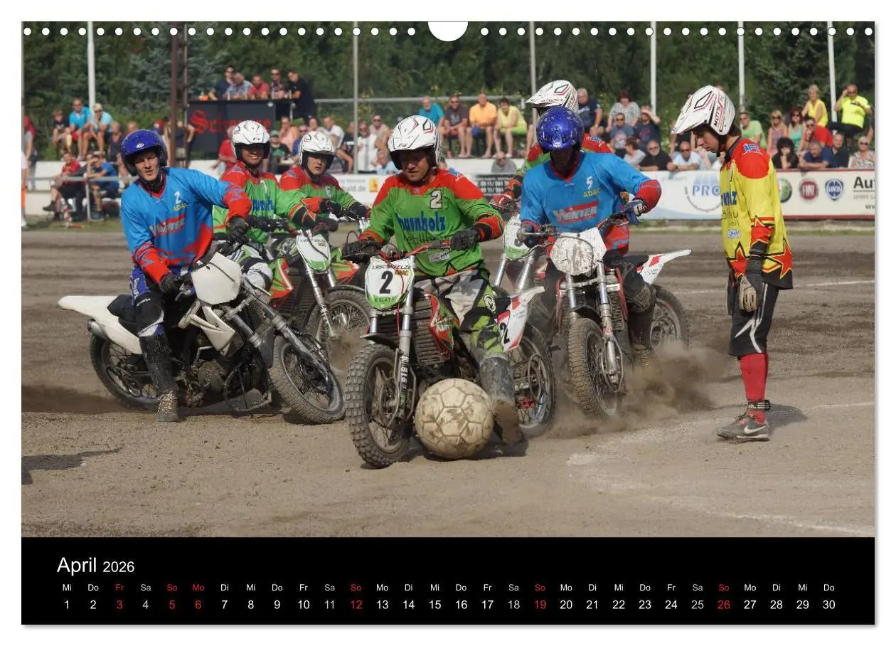 Bild: 9783516105940 | Motorsport: Motoball (Wandkalender 2026 DIN A3 quer), CALVENDO...