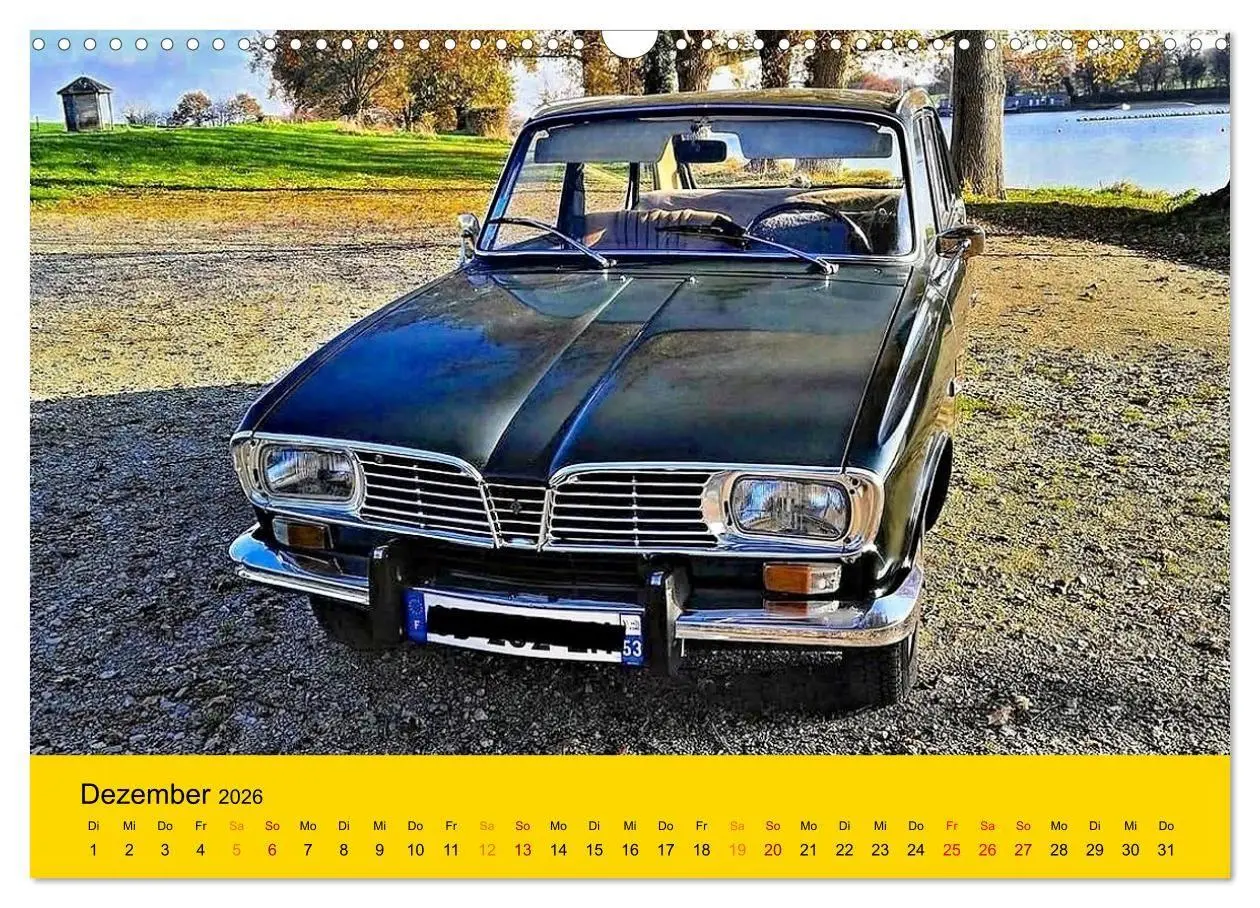 Bild: 9783516725940 | Historische Renault (Wandkalender 2026 DIN A3 quer), CALVENDO...