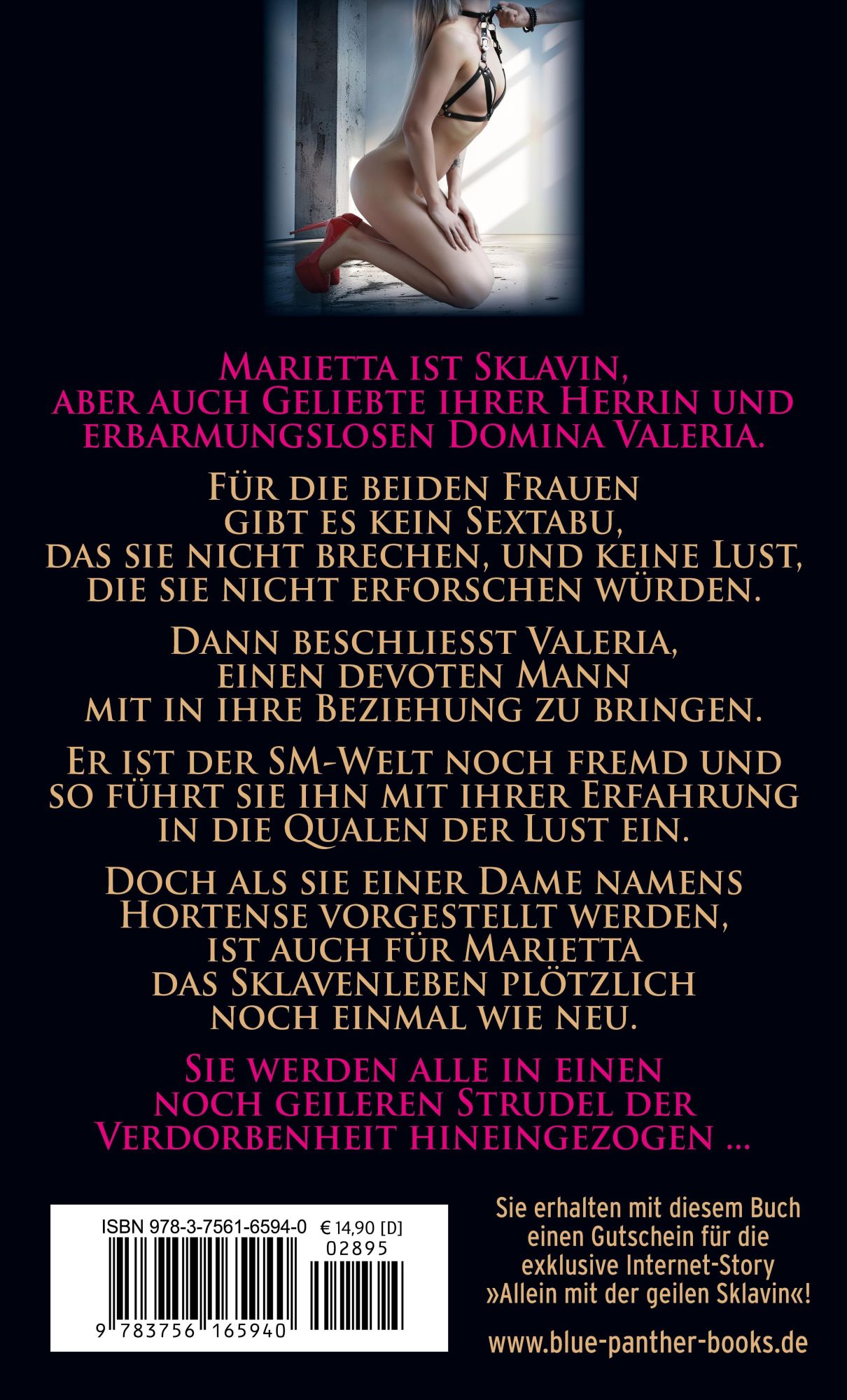 Rückseite: 9783756165940 | Marietta - Geliebtes Sklavenmädchen Erotischer SM-Roman | Stiegler