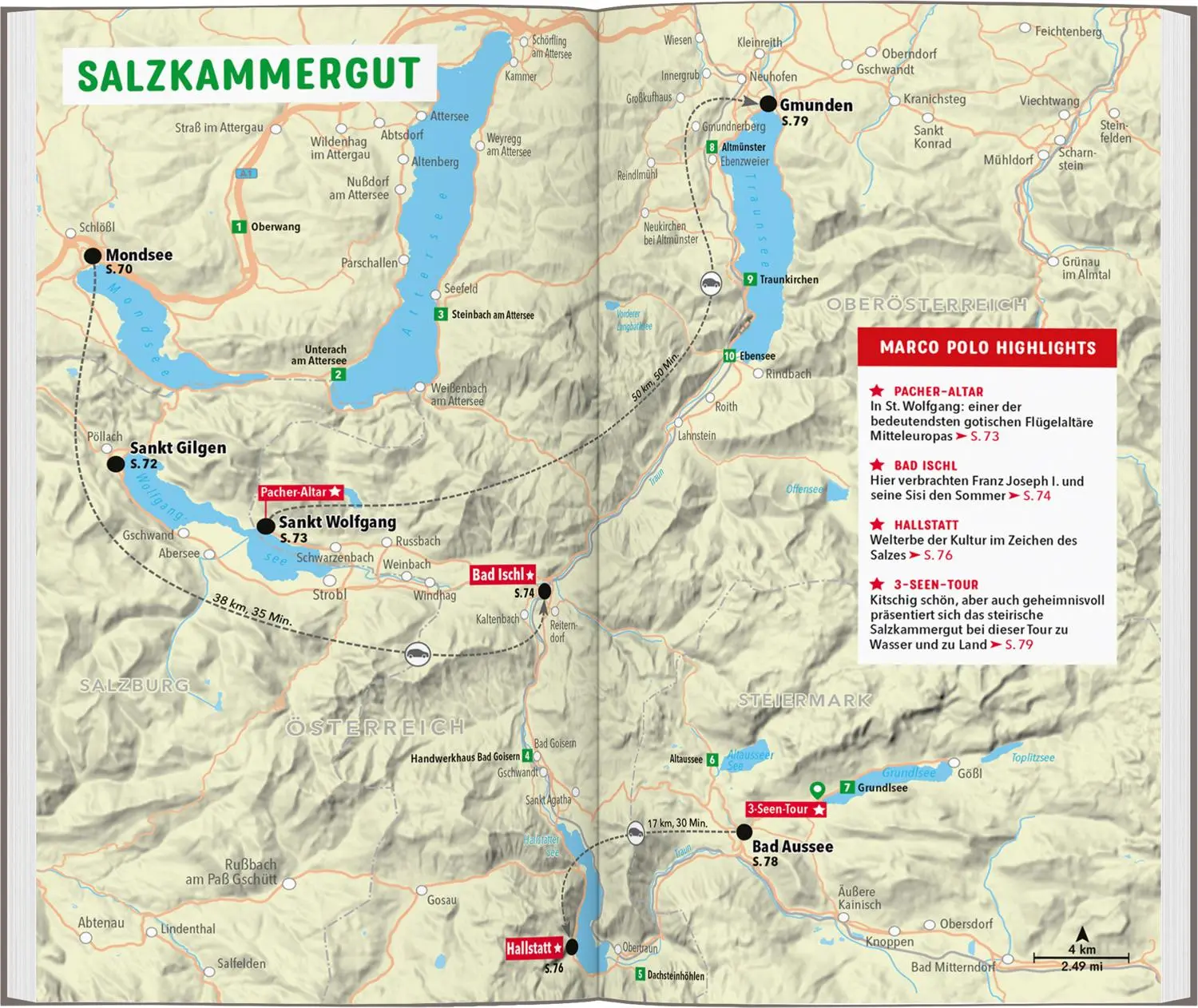 Bild: 9783829735940 | MARCO POLO Reiseführer Salzburg, Salzkammergut, Salzburger Land | Buch