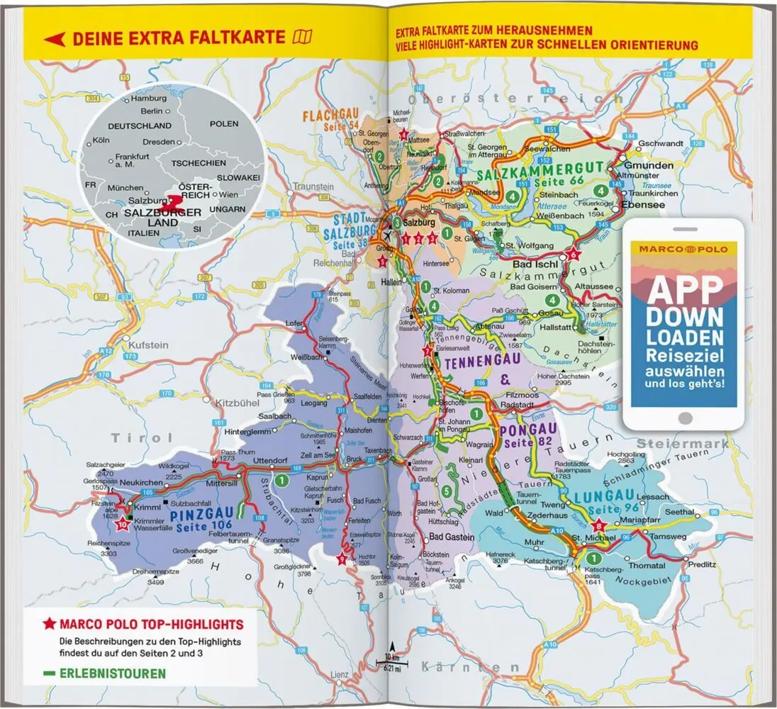 Bild: 9783829735940 | MARCO POLO Reiseführer Salzburg, Salzkammergut, Salzburger Land | Buch