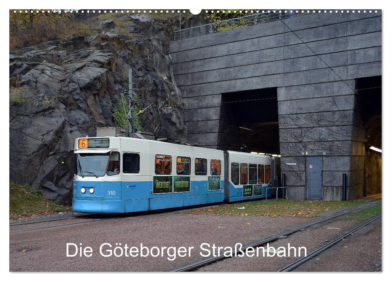 Cover: 9783457836040 | Die Göteborger Straßenbahn (Wandkalender 2026 DIN A2 quer),...