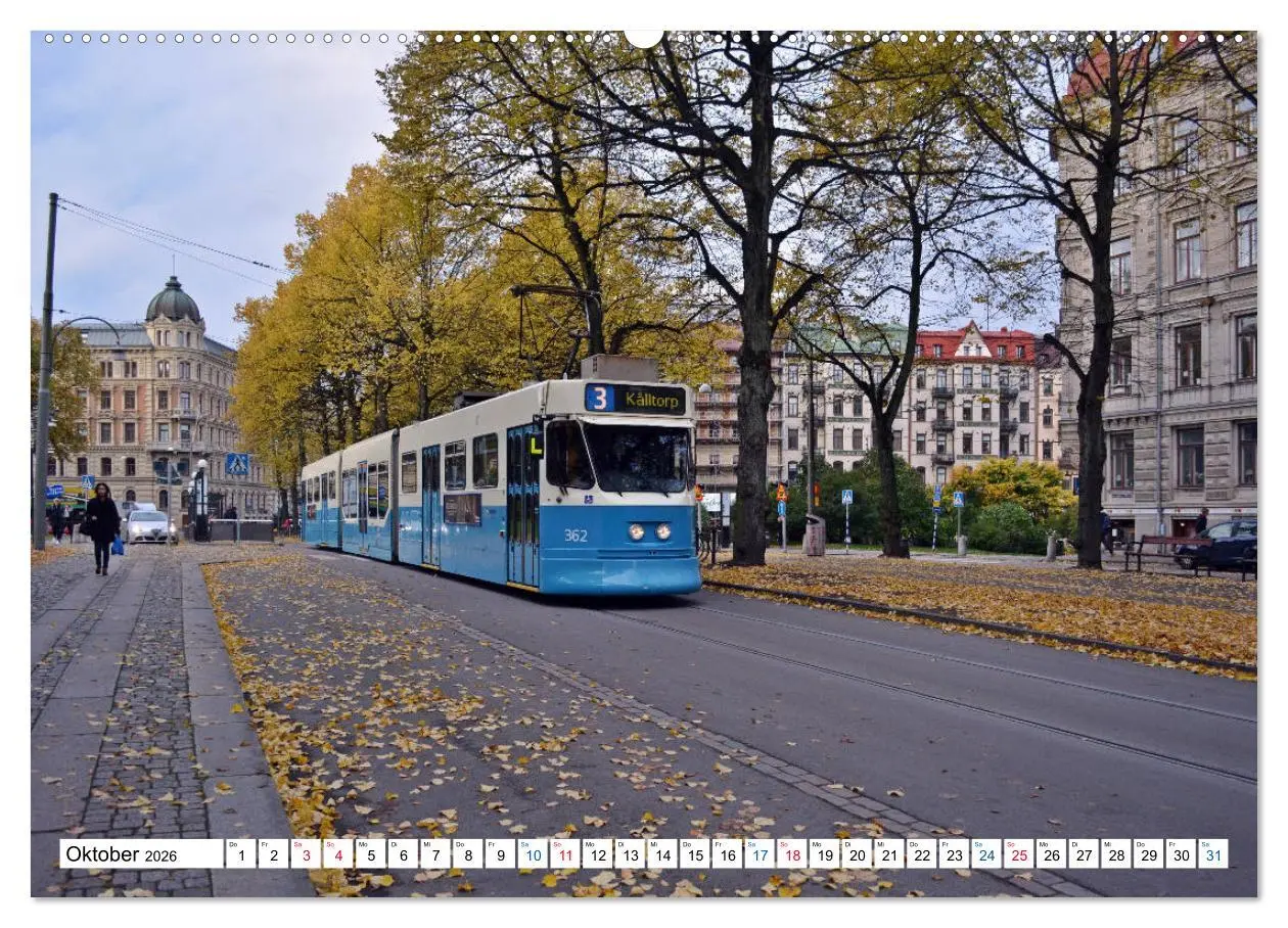 Bild: 9783457836040 | Die Göteborger Straßenbahn (Wandkalender 2026 DIN A2 quer),...