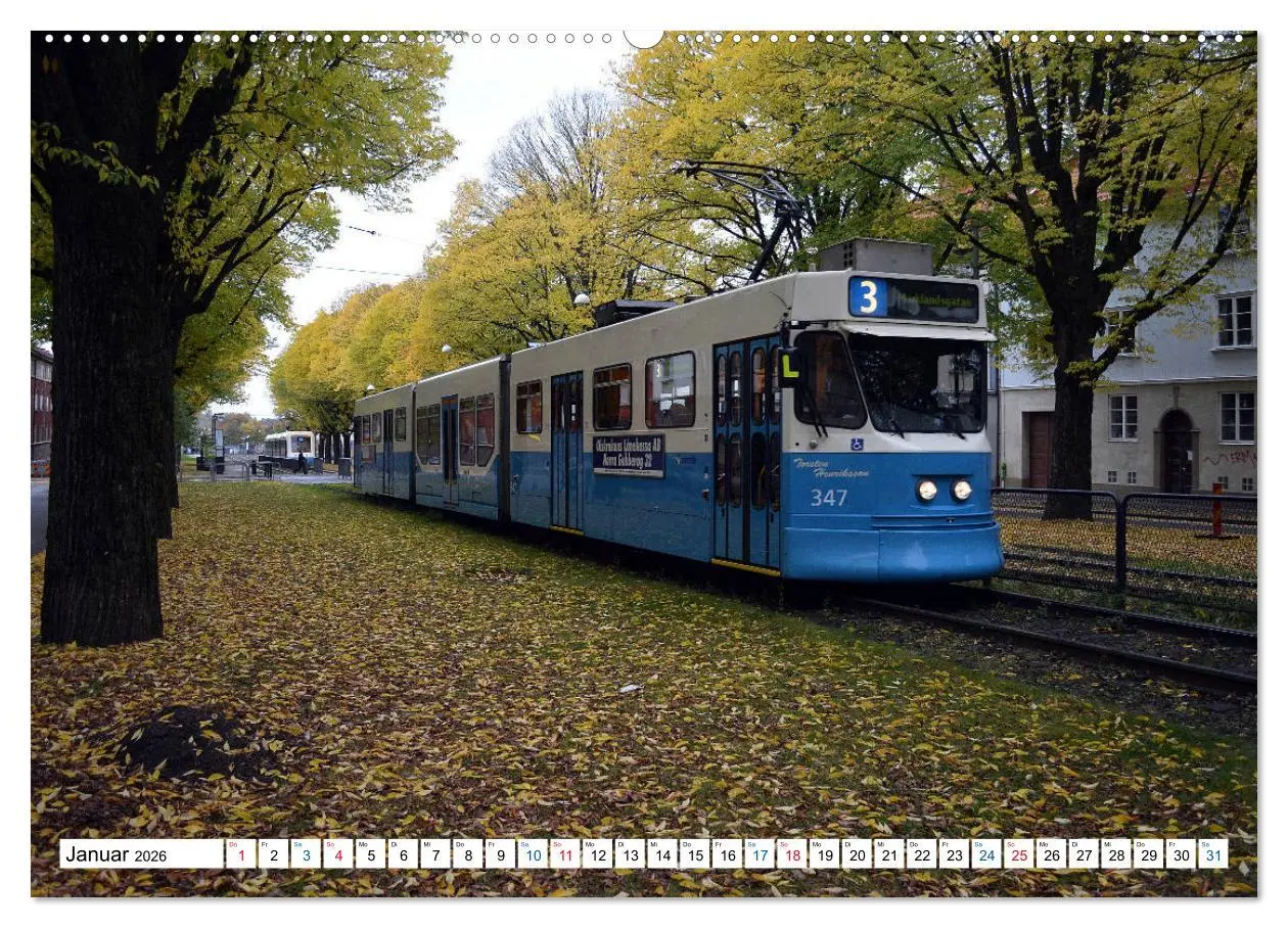 Bild: 9783457836040 | Die Göteborger Straßenbahn (Wandkalender 2026 DIN A2 quer),...