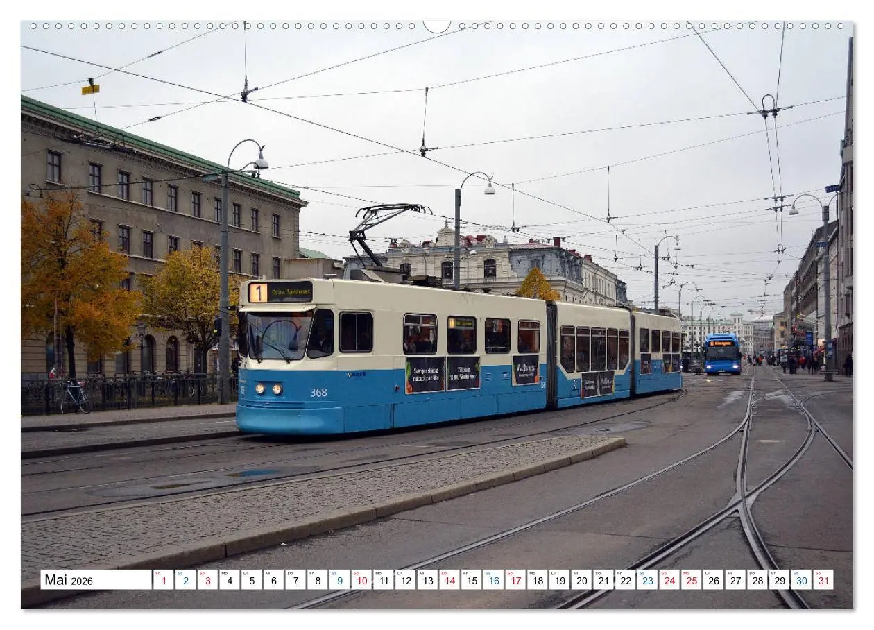 Bild: 9783457836040 | Die Göteborger Straßenbahn (Wandkalender 2026 DIN A2 quer),...