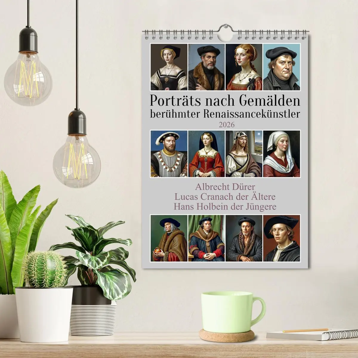 Bild: 9783516616040 | Porträts nach Gemälden berühmter Renaissancekünstler (Wandkalender...