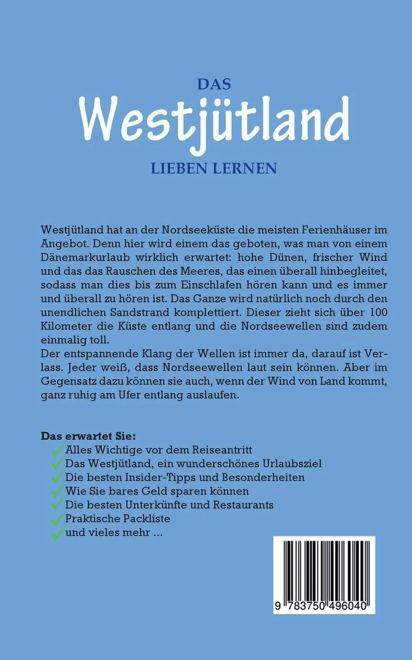 Rückseite: 9783750496040 | Das Westjütland lieben lernen: Der perfekte Reiseführer für einen...
