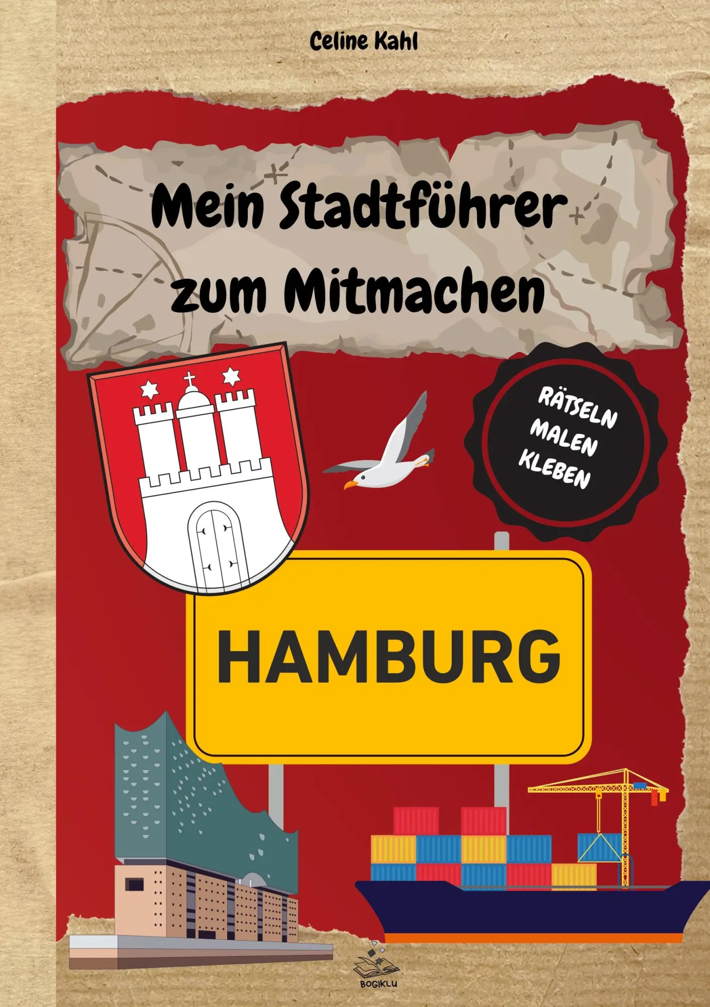 Cover: 9783819276040 | Mein Stadtführer zum Mitmachen Hamburg | Celine Kahl | Taschenbuch
