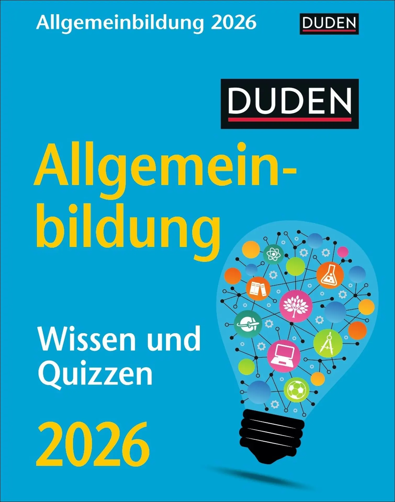 Cover: 9783840036040 | Duden Allgemeinbildung Tagesabreißkalender 2026 - Wissen und Quizzen