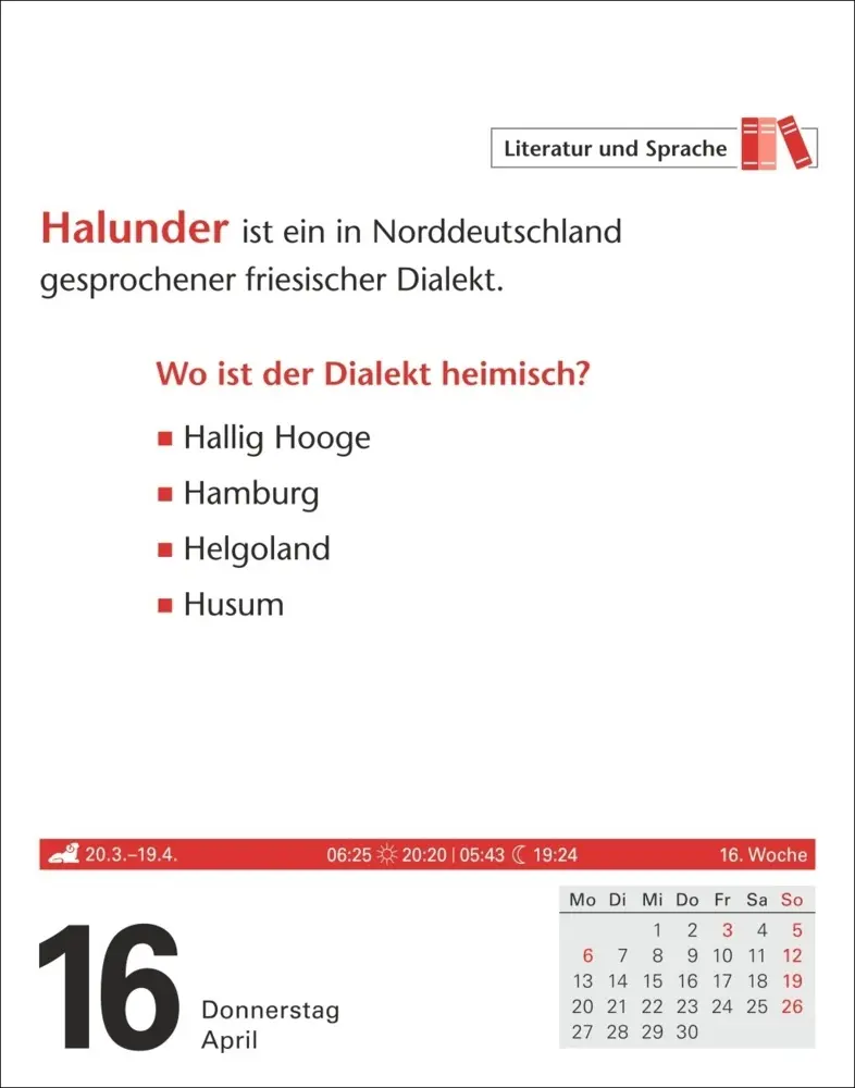 Bild: 9783840036040 | Duden Allgemeinbildung Tagesabreißkalender 2026 - Wissen und Quizzen
