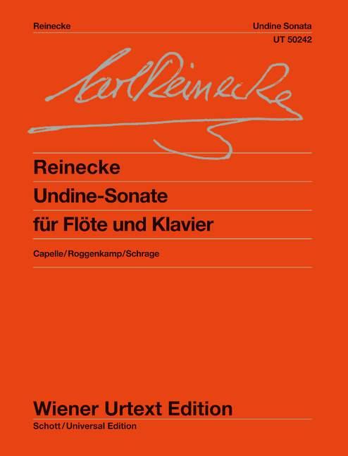 Undine | Sonate für Flöte und Klavier. op. 167. Flöte und Klavier. | Irmlind Capelle | Broschüre | Noten | Urtextausgabe (Rückendrahtheftung) | 62 S. | Deutsch | 2009 | Universal Edition AG - Capelle, Irmlind