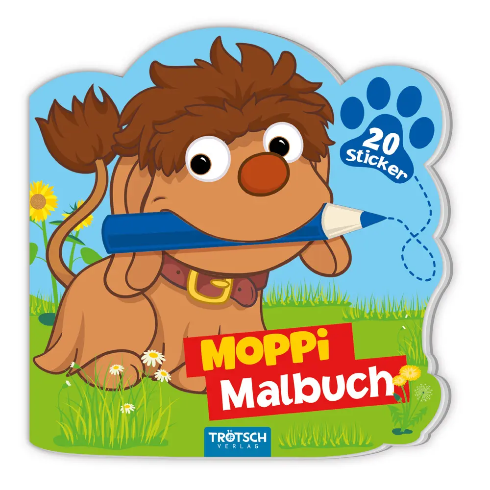 Cover: 9783988026040 | TRÖTSCH - Unser Sandmännchen Moppi Mini-Malbuch mit Stickern Ab 3...