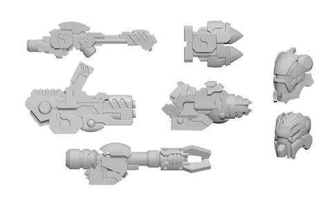 Cover: 875582026140 | Scourge A Weapon Pack – Warcaster Aeternus Continuum Pack (metal)