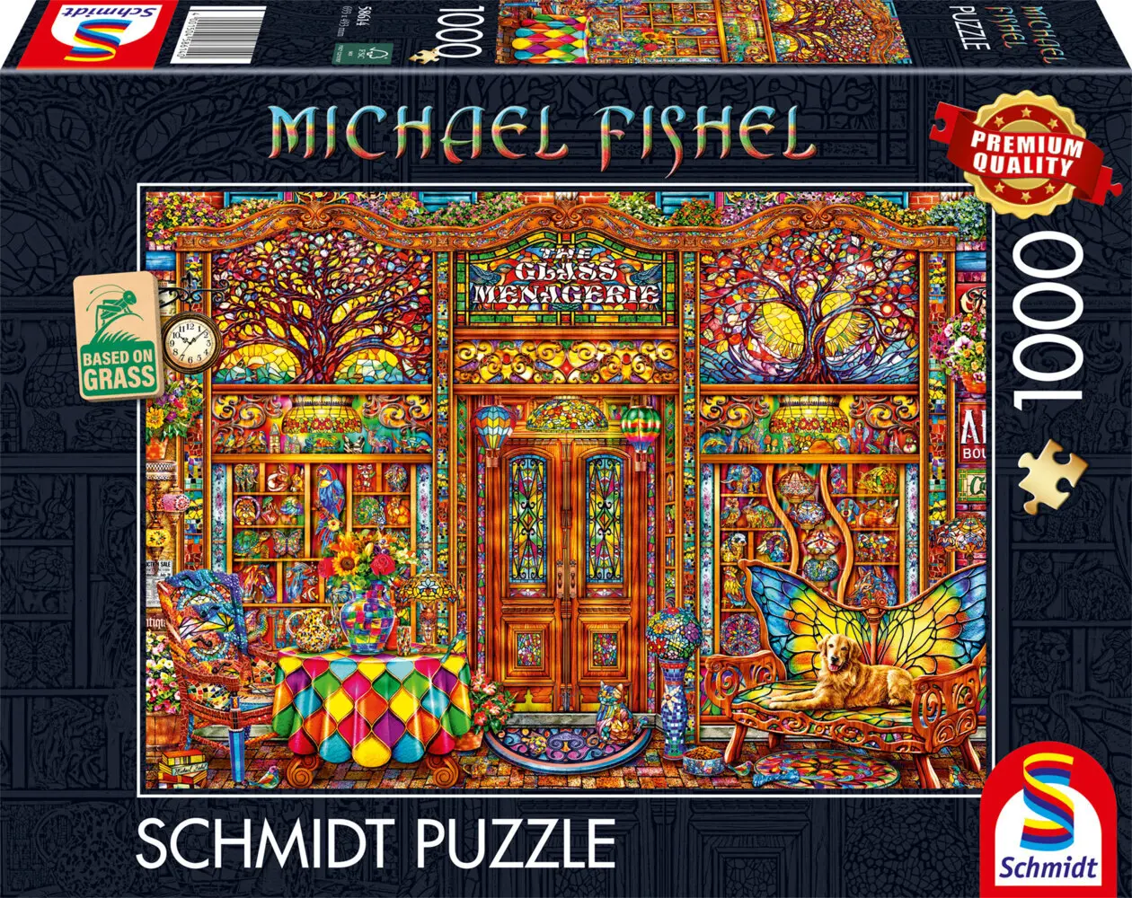 Cover: 4001504586140 | Glas-Menagerie | Puzzles Michael Fishel 1.000 Teile | Spiel | 58614