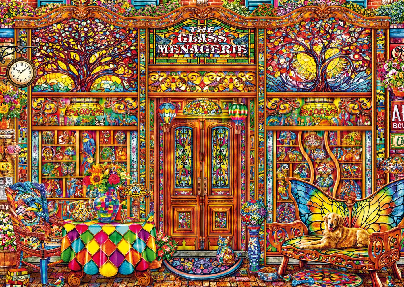 Bild: 4001504586140 | Glas-Menagerie | Puzzles Michael Fishel 1.000 Teile | Spiel | 58614