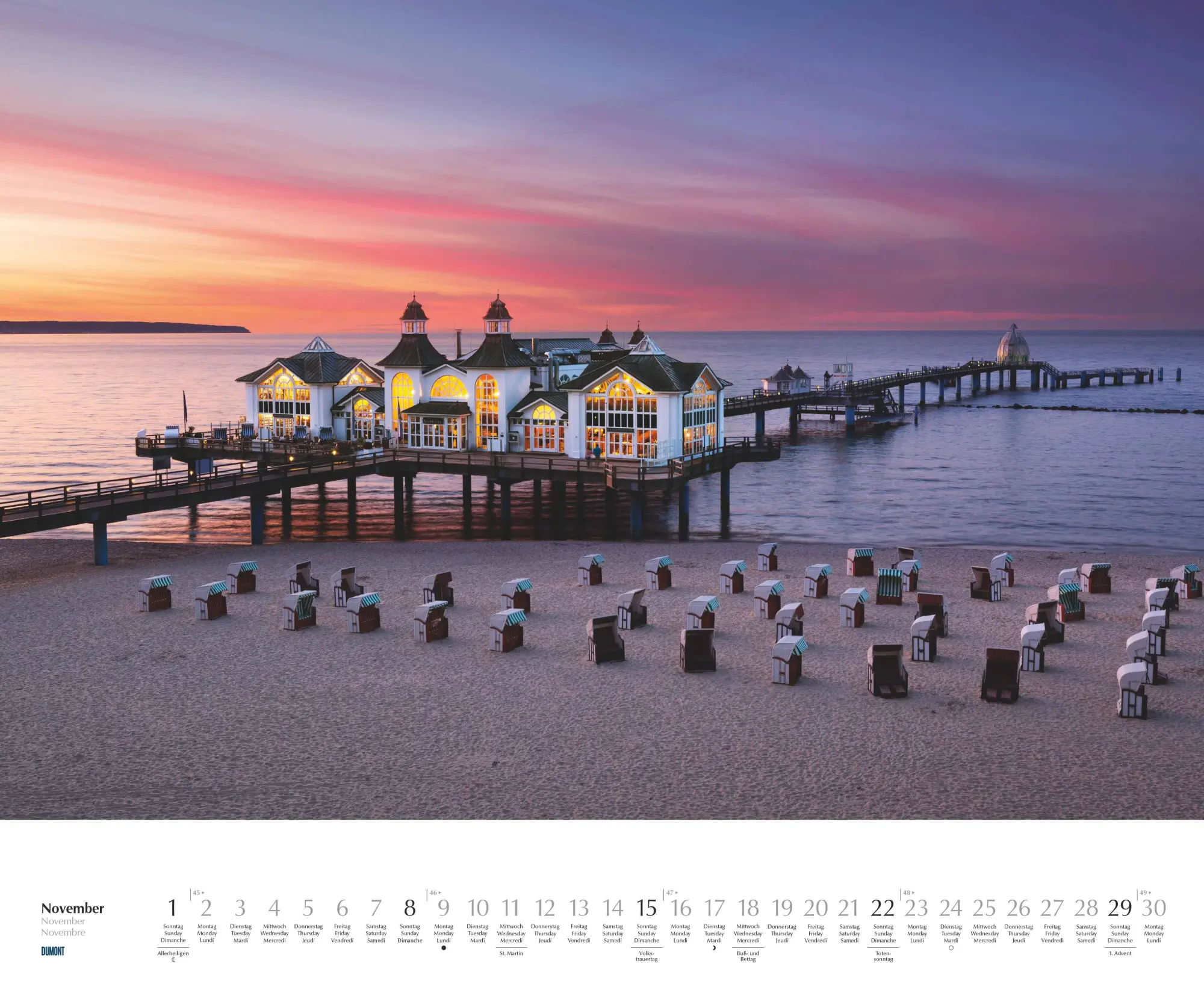 Bild: 4069095006140 | Rügen &amp; Hiddensee 2026 - Wandkalender 52 x 42,5 cm - Spiralbindung