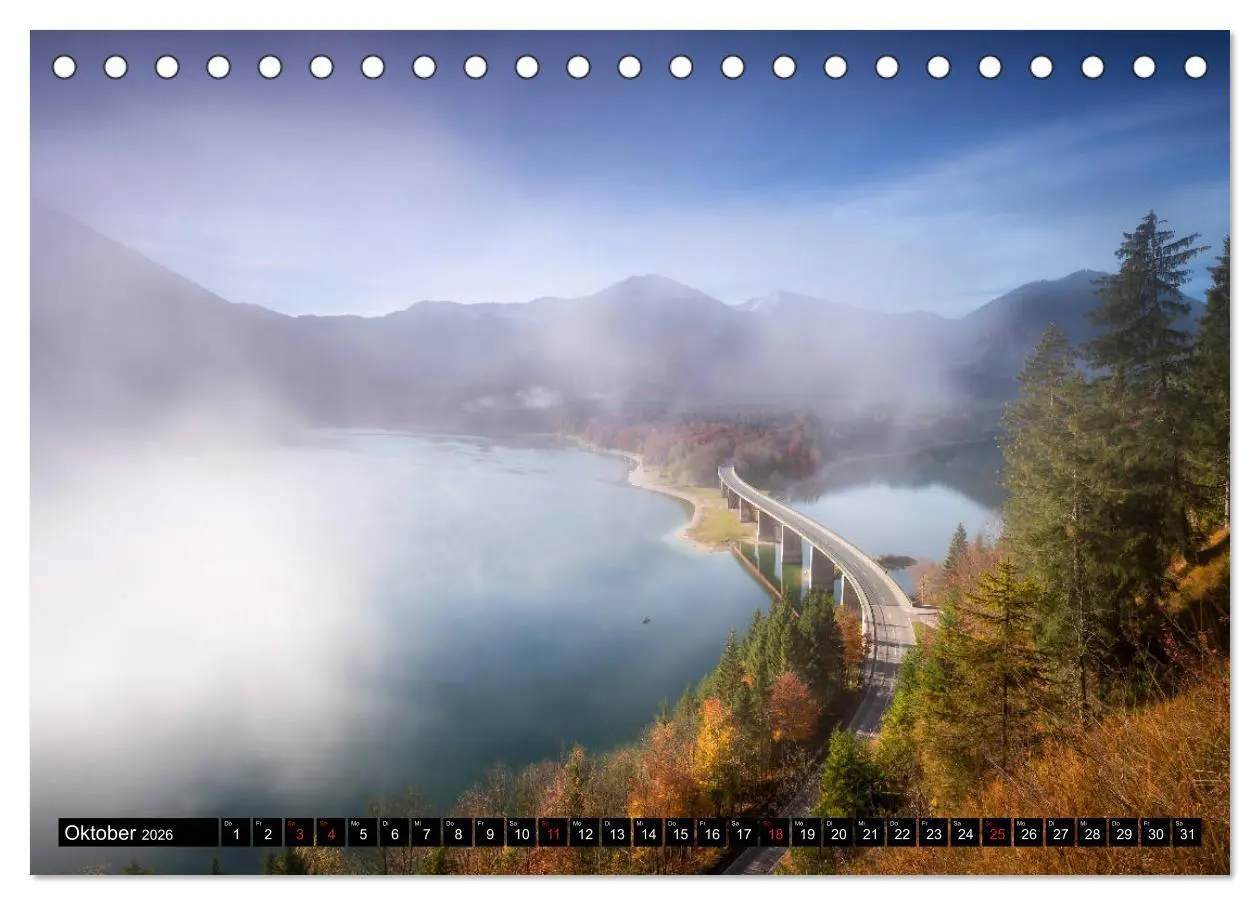 Bild: 9783457756140 | Bayerische Landschaften (Tischkalender 2026 DIN A5 quer), CALVENDO...