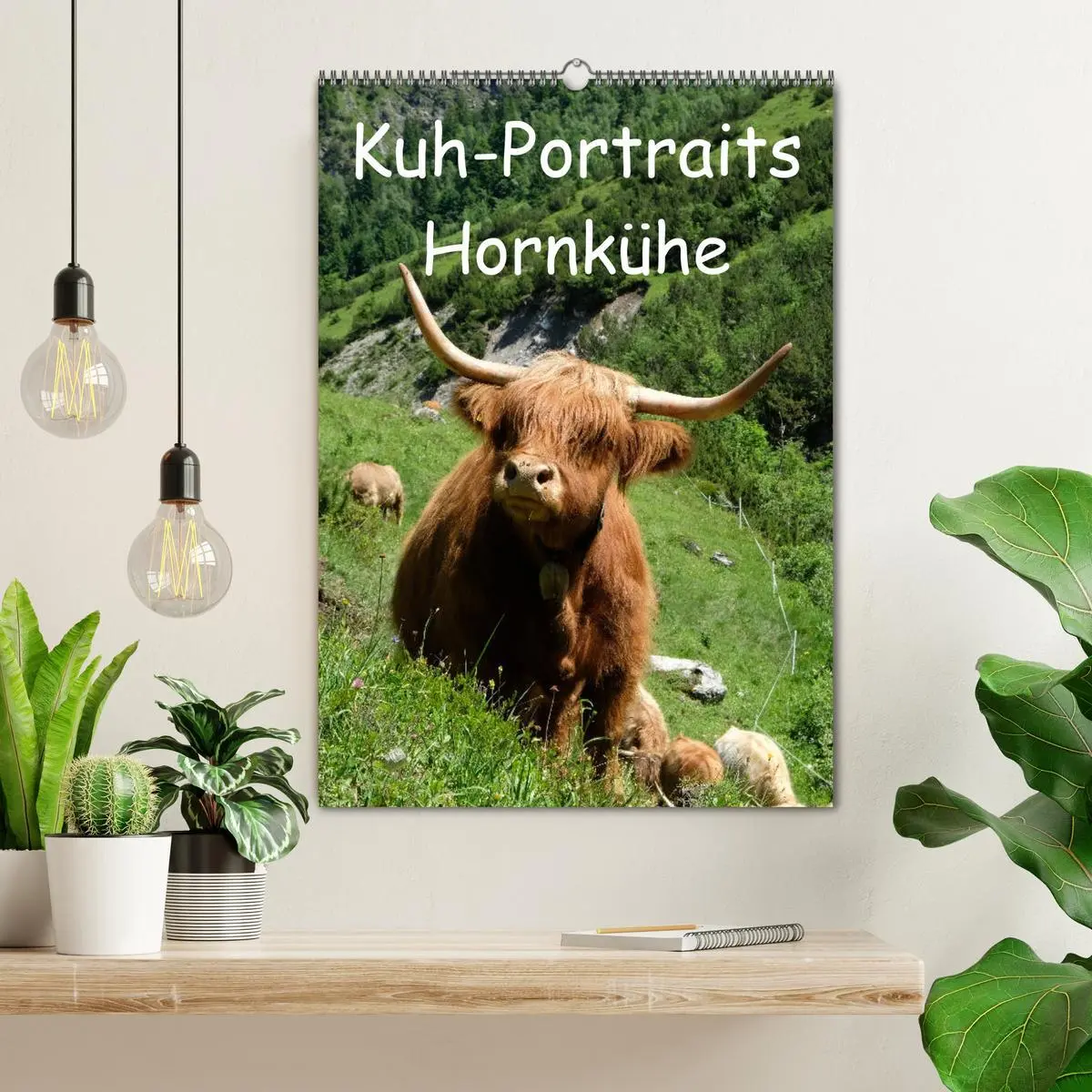 Bild: 9783516396140 | Kuhportraits Hornkühe (Wandkalender 2026 DIN A2 hoch), CALVENDO...