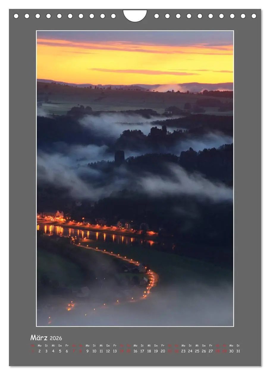 Bild: 9783516466140 | Meine schöne Sächsische Schweiz (Wandkalender 2026 DIN A4 hoch),...