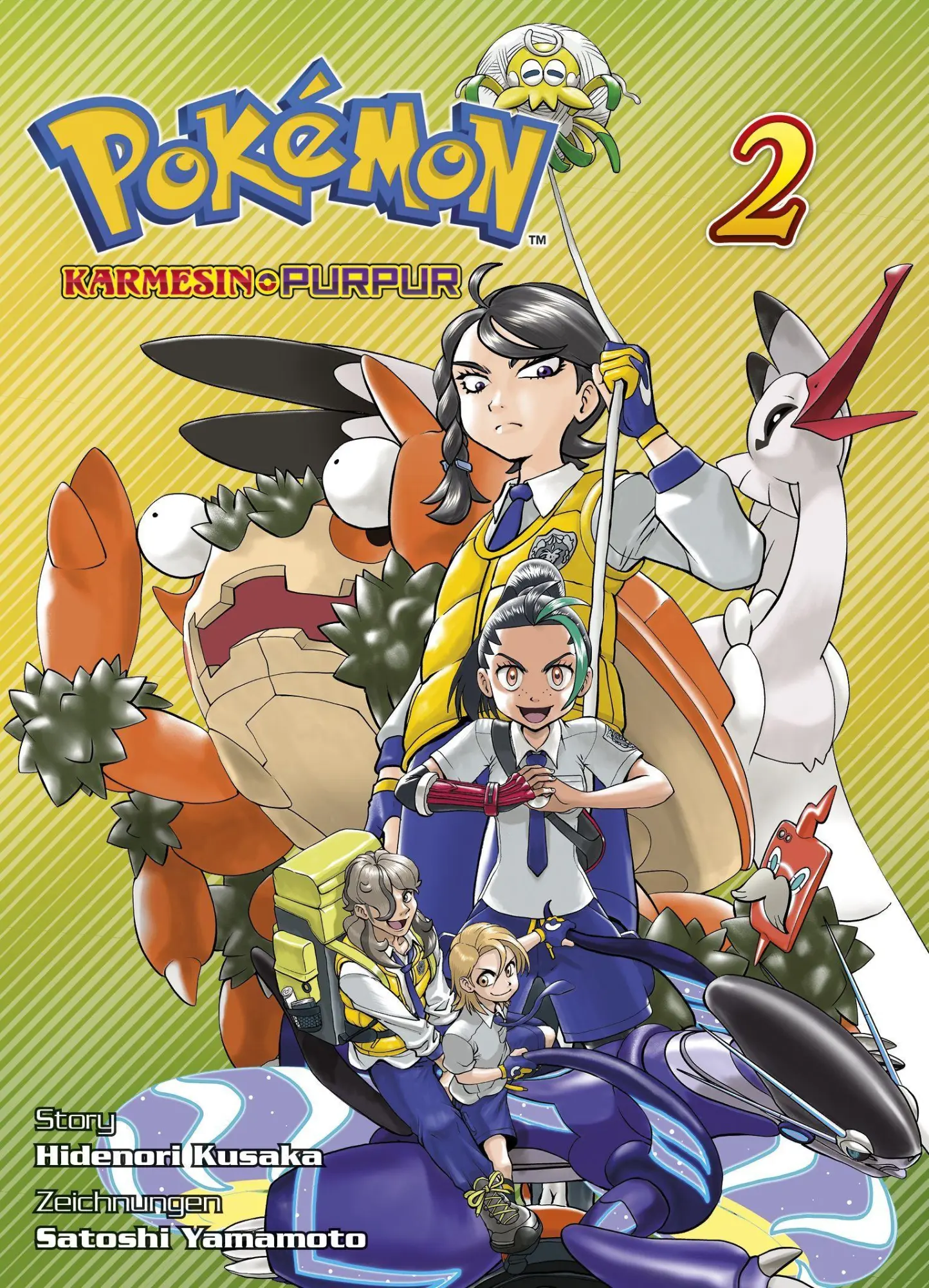 Cover: 9783741646140 | Pokémon Karmesin und Purpur 02 | Hidenori Kusaka (u. a.) | Taschenbuch