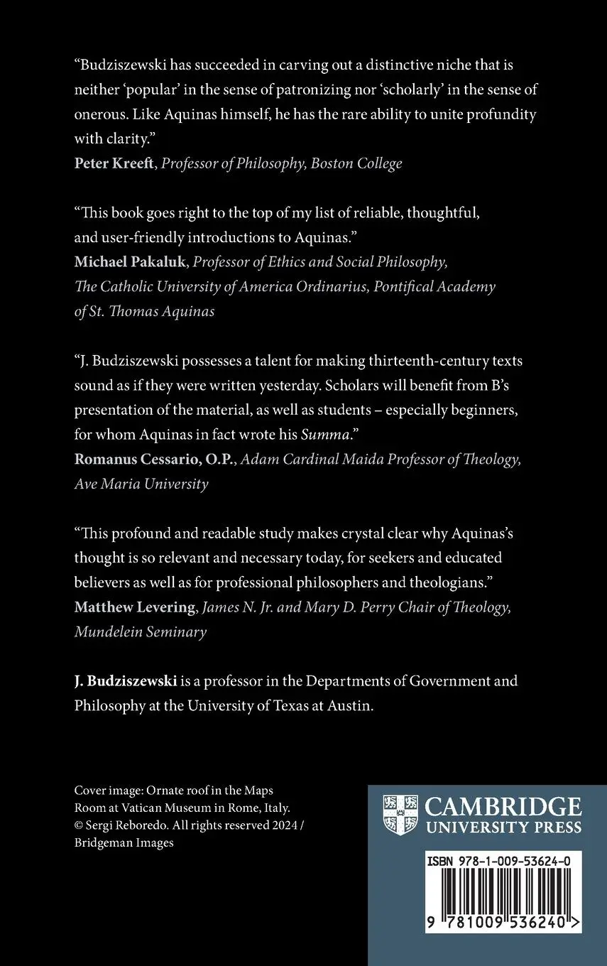 Rückseite: 9781009536240 | Commentary on Thomas Aquinas's Treatise on the One God | Budziszewski