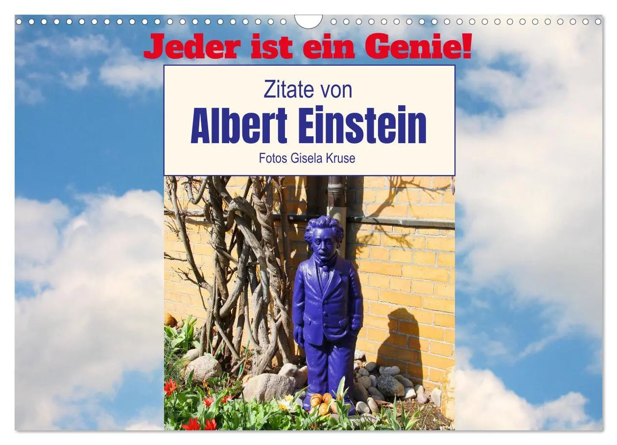 Cover: 9783457676240 | Jeder ist ein Genie! Zitate von Albert Einstein (Wandkalender 2026...