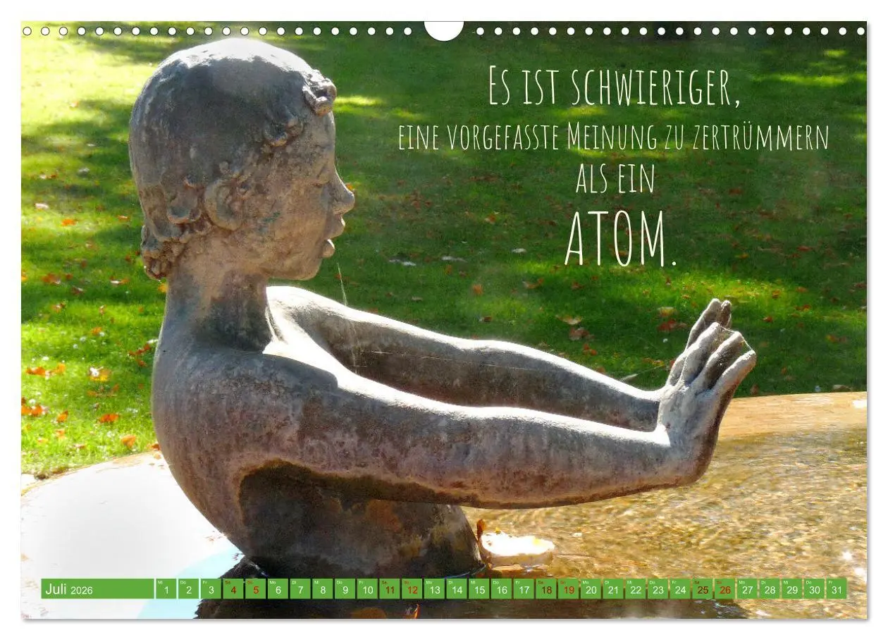Bild: 9783457676240 | Jeder ist ein Genie! Zitate von Albert Einstein (Wandkalender 2026...