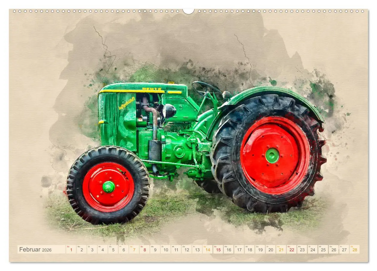 Bild: 9783457746240 | Traktoren für Liebhaber (hochwertiger Premium Wandkalender 2026 DIN...