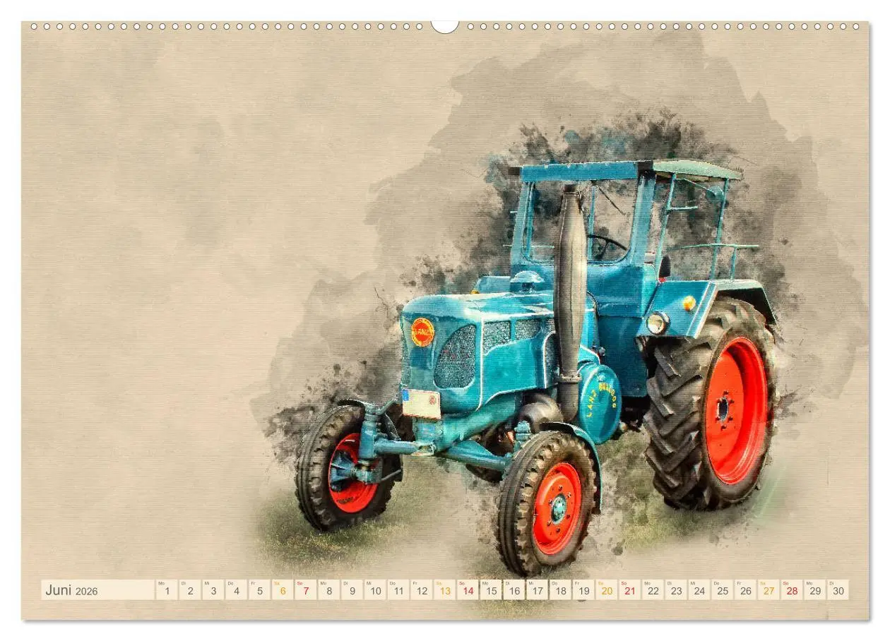 Bild: 9783457746240 | Traktoren für Liebhaber (hochwertiger Premium Wandkalender 2026 DIN...